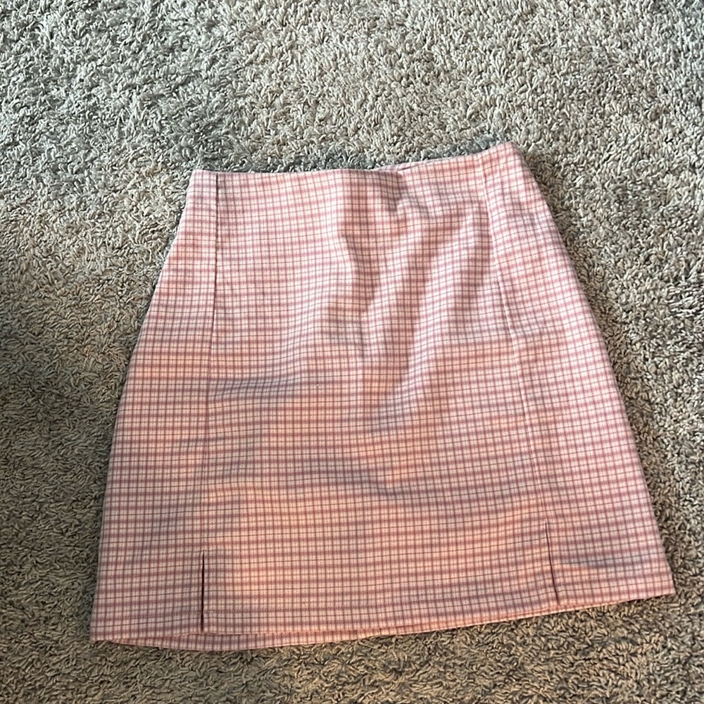 Plaid skirt